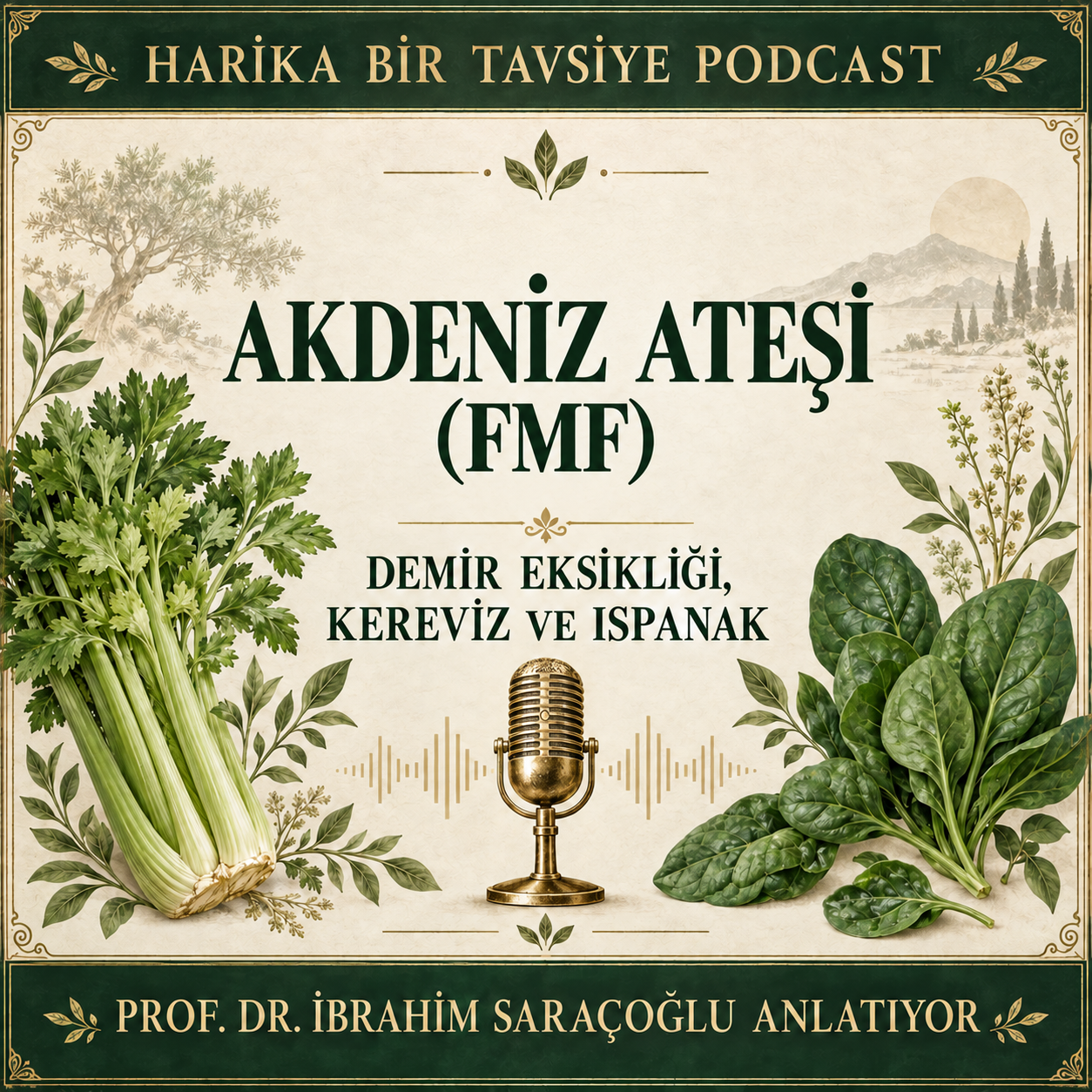 Ailevi Akdeniz Ateşi (FMF): Demir Eksikliği, Kereviz ve Ispanak kapak görseli