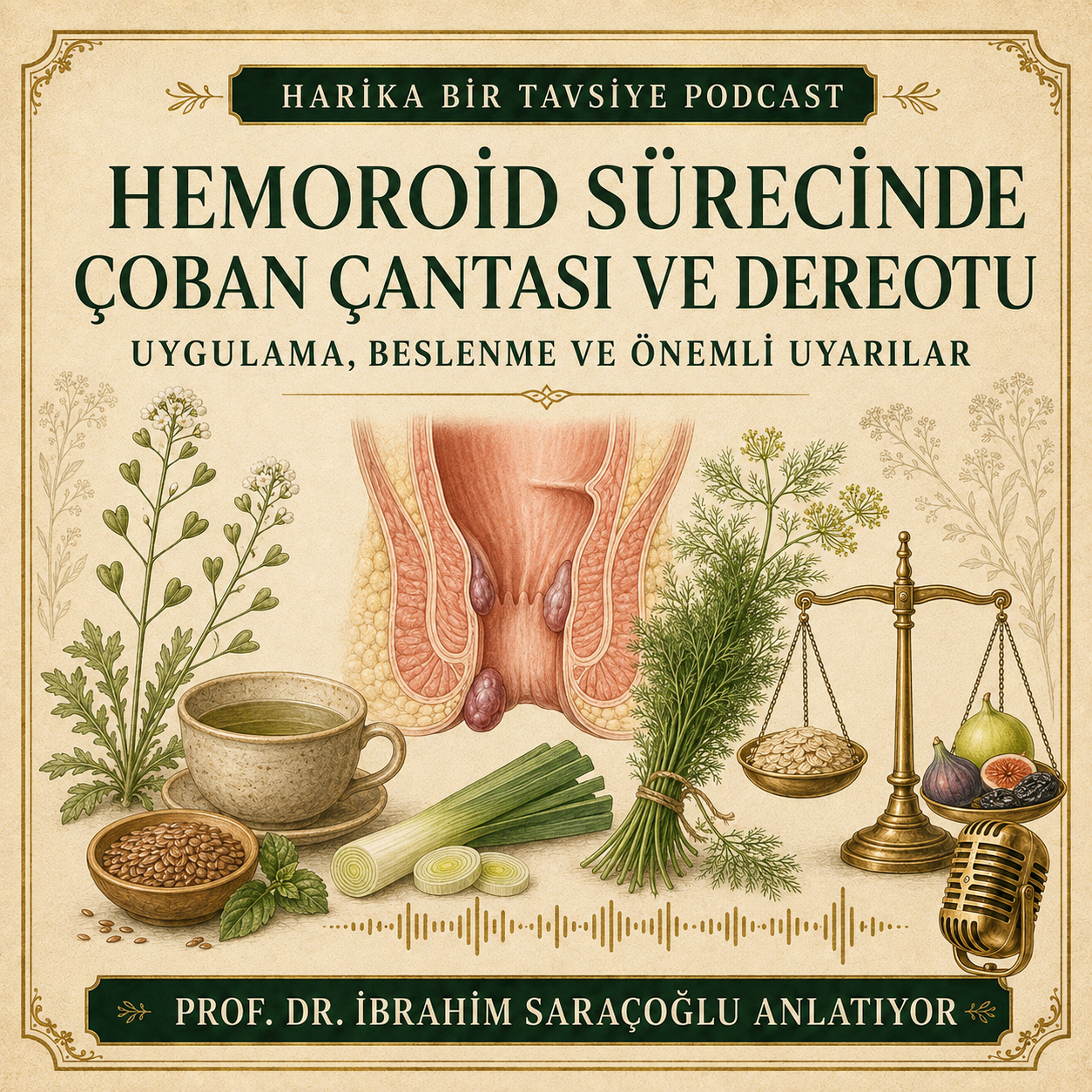 Hemoroid Sürecinde Çoban Çantası ve Dereotu: Uygulama, Beslenme ve Önemli Uyarılar kapak görseli