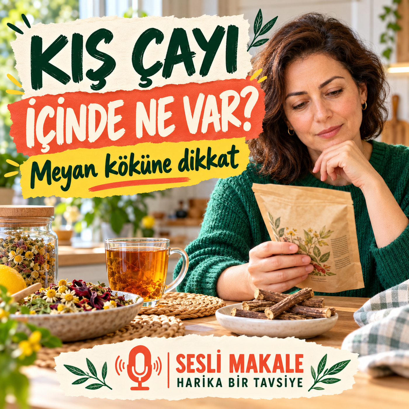 Kış Çayı: İçinde Ne Var? Karışım, Meyan Kökü ve Güvenlik