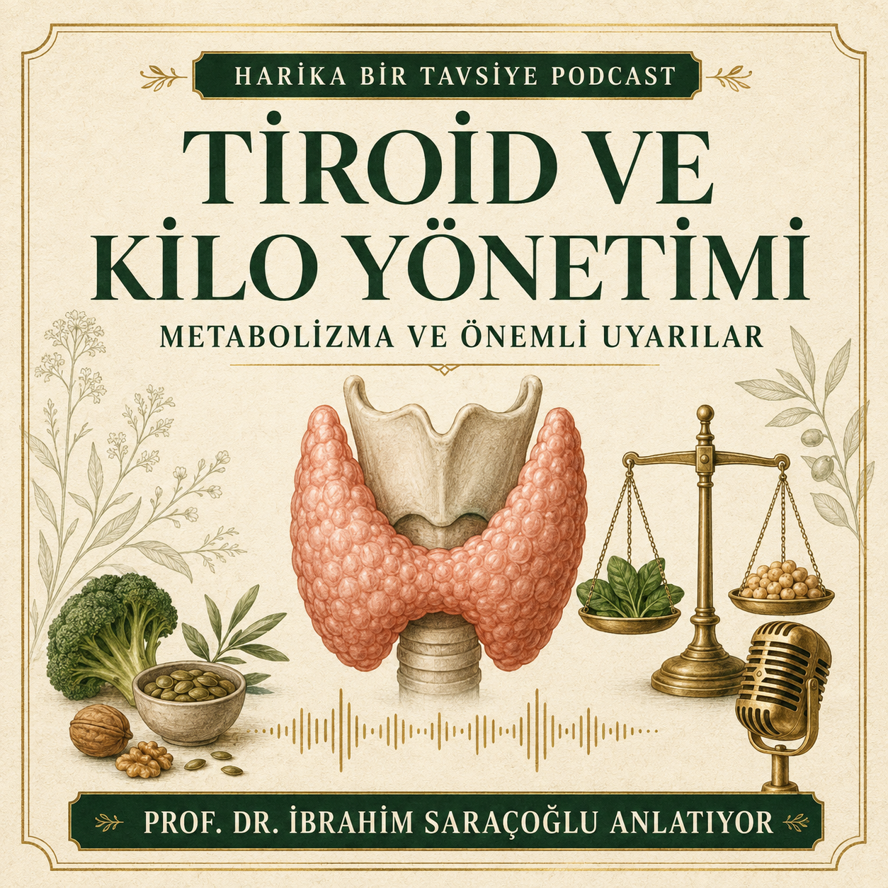 Tiroid ve Kilo Yönetimi: Metabolizma, Beslenme ve Önemli Uyarılar kapak görseli