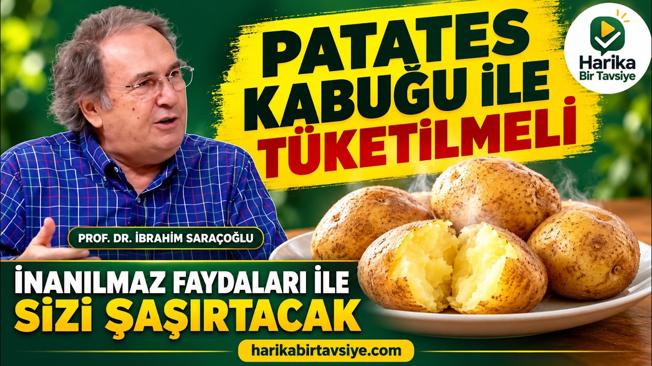 Patates Kabuğuyla Tüketilmeli! Şaşırtıcı Faydaları video kapağı