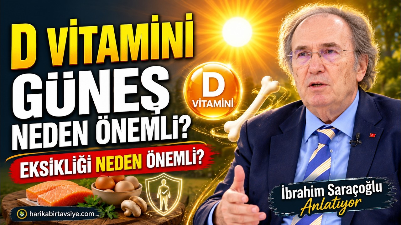 D Vitamini ve Güneş: Eksikliği Neden Önemli? İbrahim Saraçoğlu video kapağı