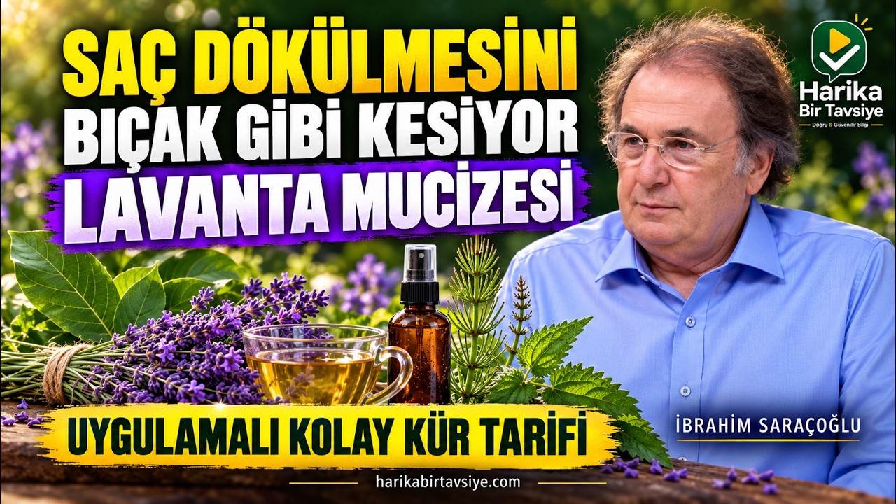Saç Dökülmesi, Yağlanma, Kepek Lavantayla Son Buluyor. Uygulamalı Tarif. video kapağı
