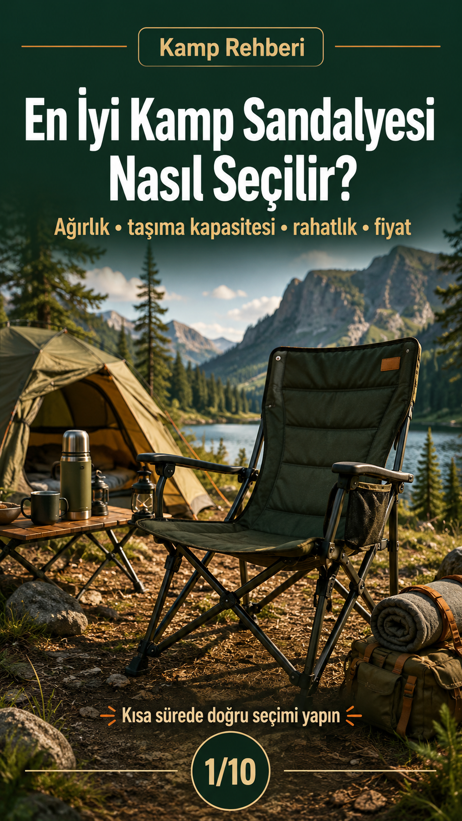 En İyi Kamp Sandalyesi Nasıl Seçilir? — Alışveriş Tavsiyeleri görsel rehberi