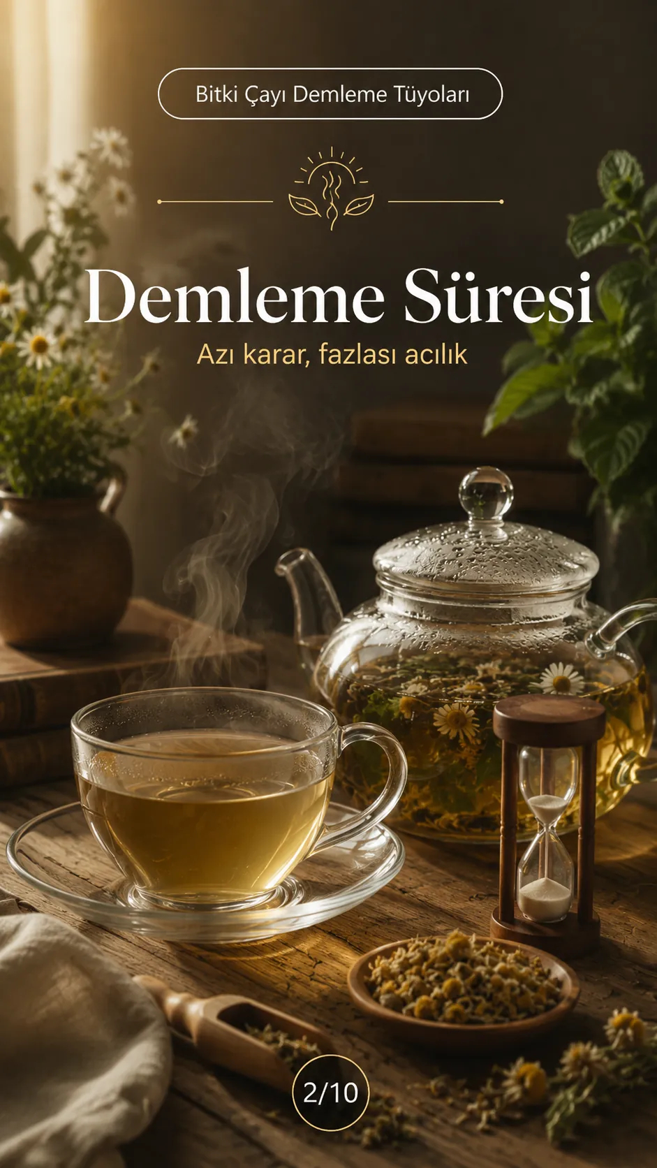 Bitki çayı demleme süresi önerileri Bitki çayı demleme süresi önerileri