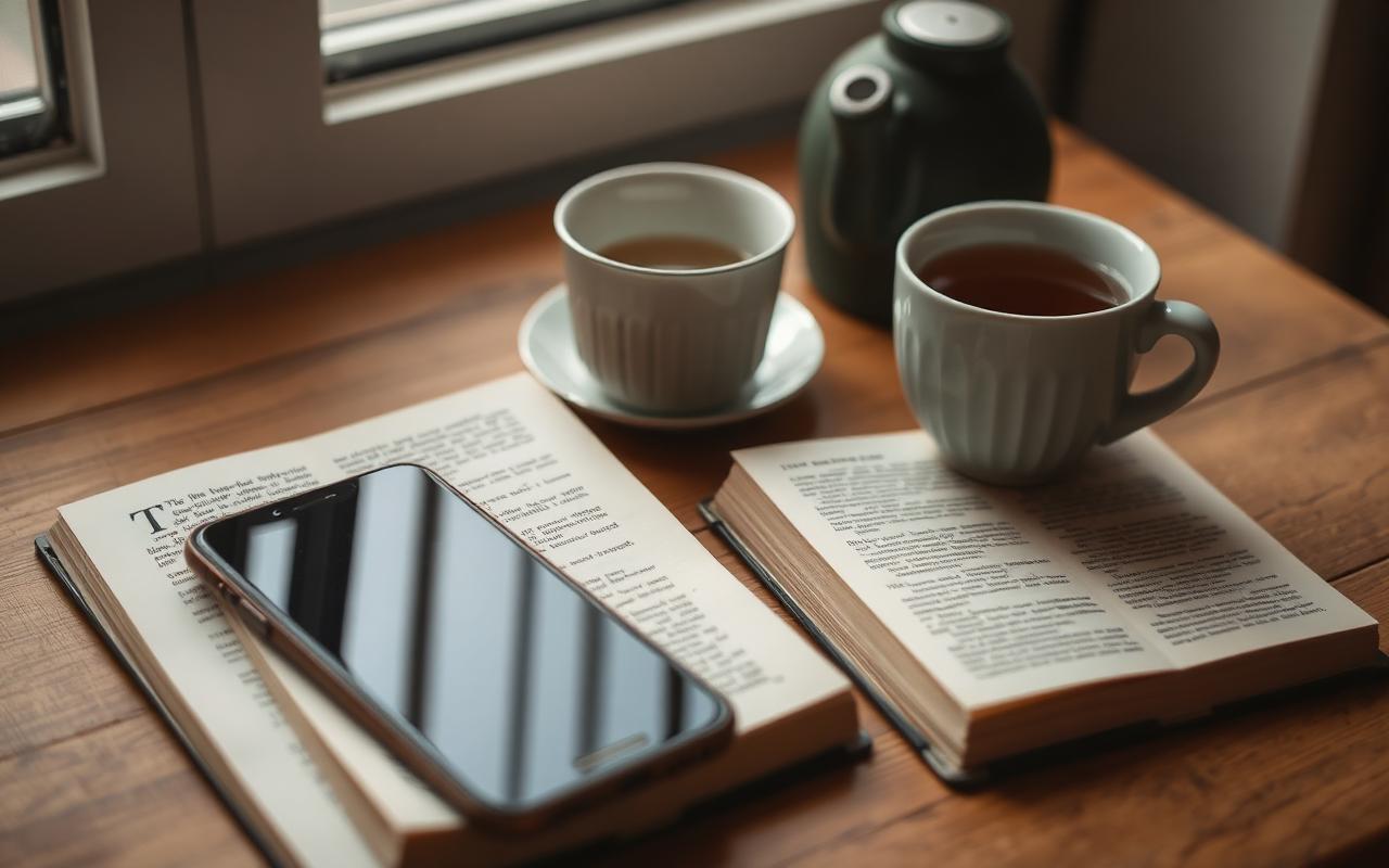 Daha Az Ekran Süresi İçin Pratik Kurallar — Kapalı telefon ve kitap | Sağlıklı Yaşam Önerileri rehberi