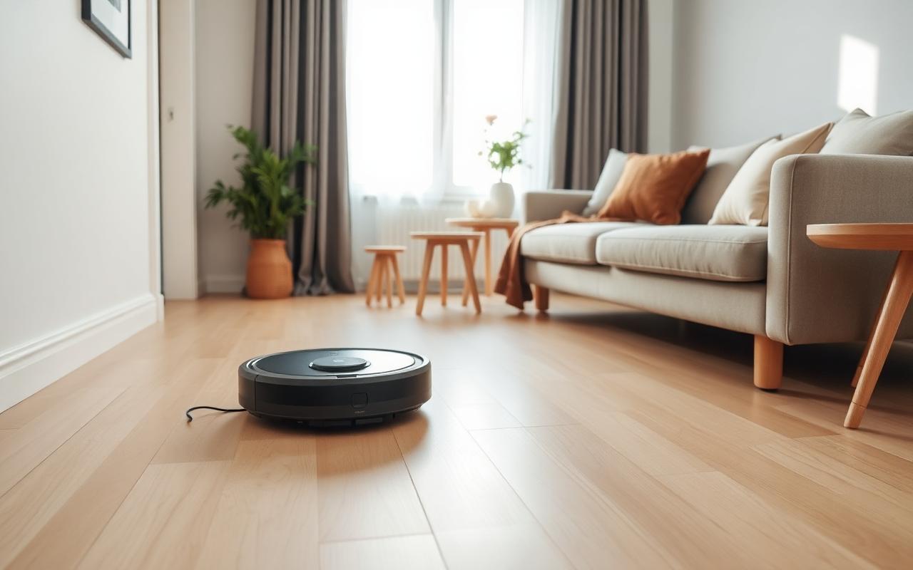 En İyi Fiyat/Performans Robot Süpürge Önerileri — Salon zemininde robot süpürge | Alışveriş Tavsiyeleri rehberi
