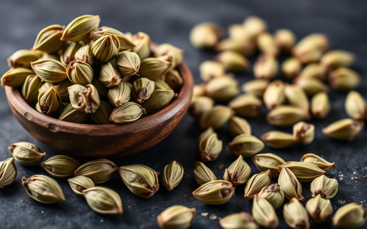 Kakule kapsülleri — Güney Hindistan kökenli, ferah ve çiçeksi aromalı, kahve ve tatlıların 'baharat kraliçesi'