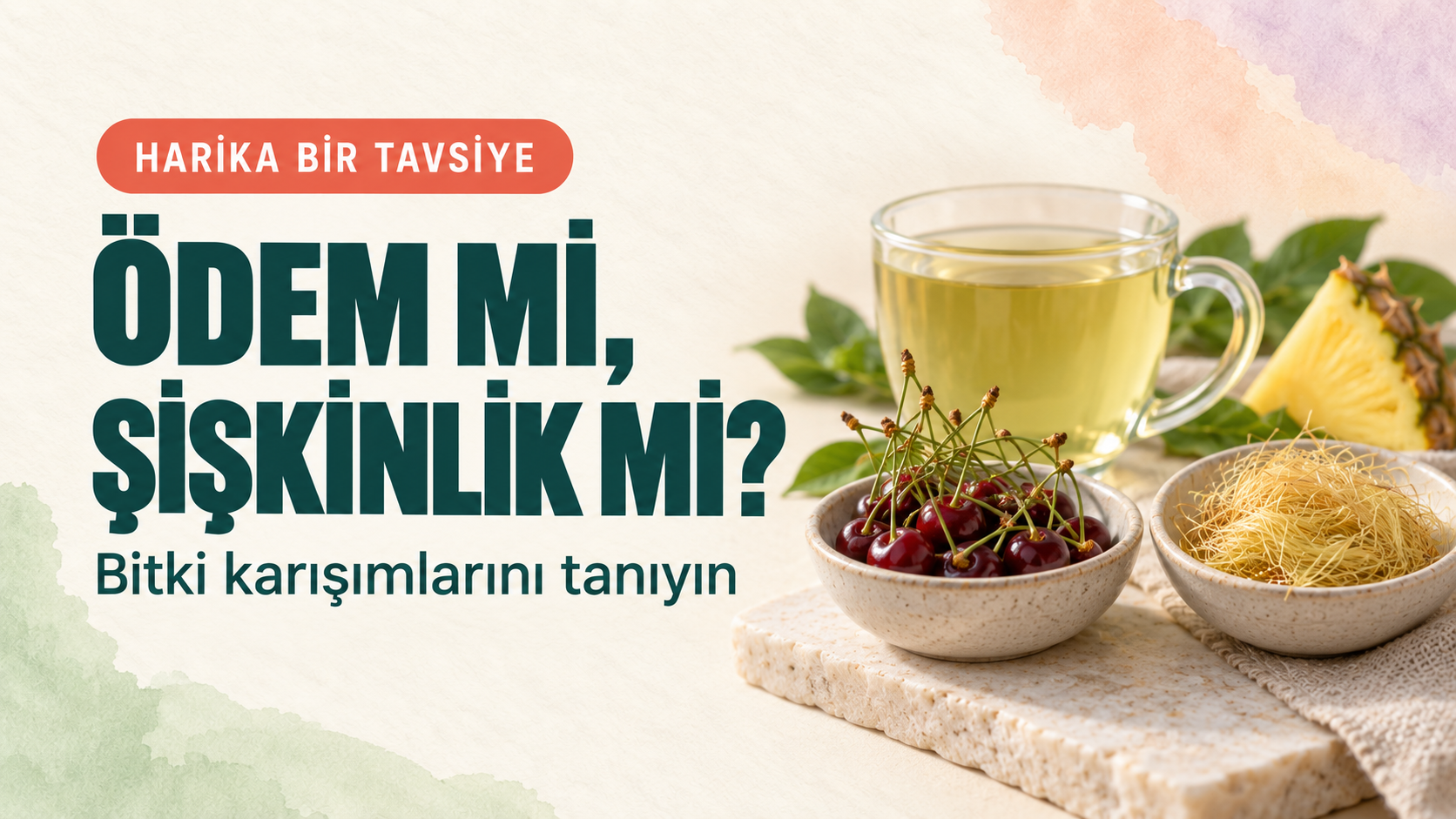 Ödem mi, Şişkinlik mi? Bitki Karışımları Ne Sağlar?