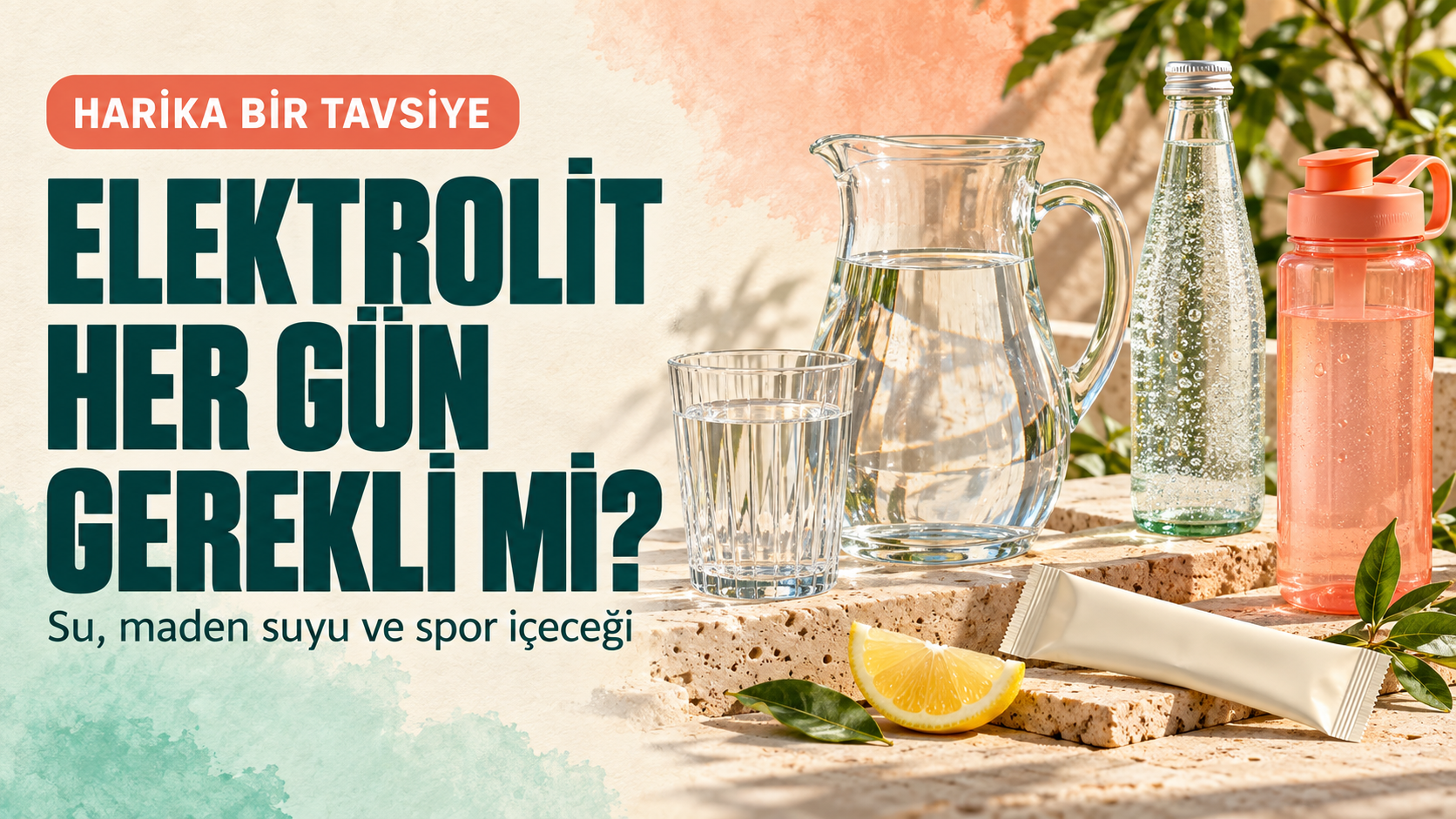 Elektrolit İçeceği Her Gün Gerekli mi? Su ile Farkları