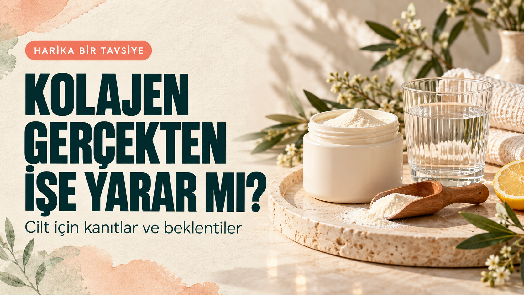 Kolajen Takviyesi İşe Yarar mı? Cilt İçin Kanıtlar ve Seçim
